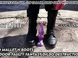&ldquo_Old Mallet n Boots Outdoor Faulty Fantasy Dildo Destruction&rdquo_